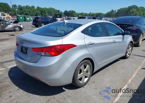 2013 Hyundai Elantra Gls из США, поврежденный, VIN KMHDH4AE7DU533369